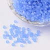8/0 Frosted Round Glass Seed Beads X-SEED-A008-3mm-M6-1
