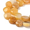 Natural Yellow Botswana Agate Beads Strands G-F790-H04-01-4