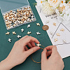 HOBBIESAY 140Pcs 2 Colors CCB Plastic Beads CCB-HY0001-14-3