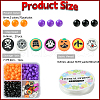 Halloween Theme DIY Stretch Bracelets Jewelry Kits DIY-YW0010-03-2