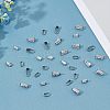 Unicraftale 200Pcs 2 Style 304 Stainless Steel Snap On Bails STAS-UN0029-19-4