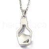 Alloy Resin Pendant Necklaces NJEW-B0003-08P-2