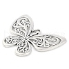 Tibetan Style Alloy Filigree Butterfly Pendants TIBEP-S282-AS-LF-2