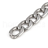 Tarnish Resistant Men's Jewelry Making 304 Stainless Steel Cuban Link Chains CHS-A003M-1.8NK-2