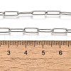 Non-Tarnish 304 Stainless Steel Paperclip Chains NJEW-G340-09P-4
