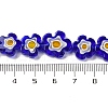 Handmade Millefiori Lampwork Beads Strands LAMP-G164-08A-4