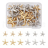 Cheriswelry 40Pcs 4 Style 304 Stainless Steel Pendants STAS-CW0001-07-10