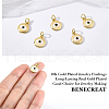 BENECREAT Brass Enamel Charms KK-BC0004-59-3