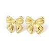 Ion Plating(IP) 304 Stainless Steel Stud Earrings for Women EJEW-B050-07G-1