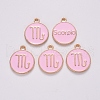 Alloy Enamel Pendants ENAM-S124-01B-09L-2