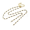 Brass Chain Necklace Making KK-K337-13G-05-1