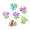 Translucent Resin Cabochons RESI-E039-21-1