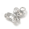 Brass Micro Pave Cubic Zirconia Pendants KK-H455-39P-2