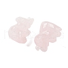 Natural Rose Quartz Carved Figurines DJEW-L023-D01-2
