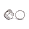 Non-Tarnish 304 Stainless Steel Ear Plugs Gauges EJEW-G317-01M-P-3
