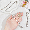 SUNNYCLUE 10Pcs 5 Styles Tibetan Style Alloy Bookmark Findings with Holes FIND-SC0008-98-3