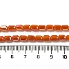 Electroplate Glass Beads Strands EGLA-D031-01N-4