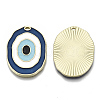 Alloy Enamel Pendants ENAM-N050-08B-2