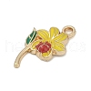 Alloy Enamel Pendants PALLOY-V003-01G-06-2