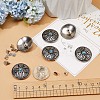 Gorgecraft 10 Sets Zinc Alloy Decorative Rivets BUTT-GF0001-20-3
