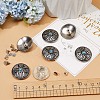 Gorgecraft 10 Sets Zinc Alloy Buttons BUTT-GF0001-20-3