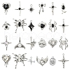 12Pcs 12 Styles Alloy Enamel & Glass Pendants FIND-YW0006-13-2