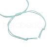 Flower & Elephant Alloy Enamel Charm Bracelets BJEW-JB11696-01-4