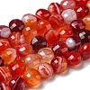 Natural Banded Agate Beads Strands G-K351-A07-01-2