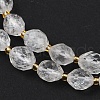 Natural Quartz Crystal Beads Strands G-N342-149H-4