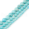 Cheriswelry 3 Strand 3 Size Natural Howlite Beads Strands G-CW0001-03-2