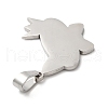 Non-Tarnish 304 Stainless Steel Pendants STAS-C079-14P-2