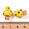 Handmade Lampwork Bumpy Beads LAMP-T022-02A-06-3