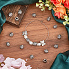 SOFPLATE 40Pcs Alloy European Beads PALLOY-SP0001-04-4
