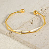 Stylish 304 Stainless Steel Cuff Bangles LY6810-2-2