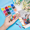 BENECREAT 120Pcs 12 Colors TT Plastic Needles TOOL-BC0001-23-3