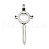 304 Stainless Stee Locket Big Pendants STAS-S132-09P-01-1