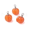 Opaque Resin Vegetable Pendants PALLOY-JF02766-01-1