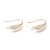 Brass Earring Hooks KK-H102-05G-1