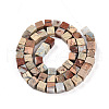 Natural Aqua Terra Jasper Beads Strands G-T140-43A-2