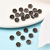 Brass Rhinestone Spacer Beads RB-A014-L5mm-01R-NF-4