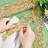 Rhombus Pattern Polyester Ribbon OCOR-WH0079-17A-3