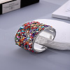 Iron Rhinestone Cuff Bangles for Women FS-WGA6AD4-02-1