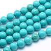 Natural Magnesite Round Beads Strands TURQ-G148-03-10mm-1