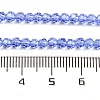 Transparent Glass Beads Strands EGLA-A035-T3mm-D14-5