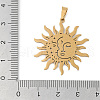 304 Stainless Steel Pendants STAS-L279-032G-3