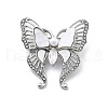 Butterfly Alloy Crystal Rhinestone Brooches JEWB-C037-09P-1