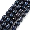 Dyed Natural Cultured Freshwater Pearl Beads Strands PEAR-P062-08C-2