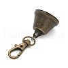 Iron Bell Pendant Decorations HJEW-JM02426-4
