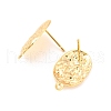 Rack Plating Brass Stud Earring Findings KK-M261-49G-2