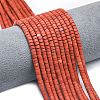 Natural Red Jasper Beads Strands G-P575-B22-4x2mm-1